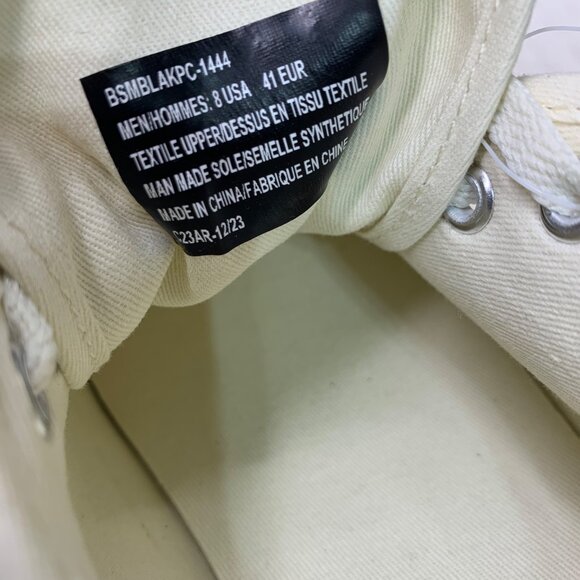 Ben Sherman Blackpool Mens Size 8 Off-White Canvas Casual Sneakers - Picture 6 of 8